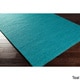 preview thumbnail 14 of 15, Hand Woven Hale Contemporary Solid Braided New Zealand Wool Area Rug (8' x 10') - 8' x 10' Teal