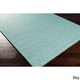 preview thumbnail 9 of 15, Hand Woven Hale Contemporary Solid Braided New Zealand Wool Area Rug (8' x 10') - 8' x 10' Sky