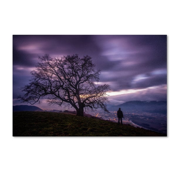 Mathieu Rivrin 'The Tree of Love Grenoble' Canvas Art Trademark Fine Art Canvas