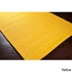 preview thumbnail 21 of 64, Hand Woven Yale Contemporary Solid Braided New Zealand Wool Area Rug Yellow - 5' x 8'
