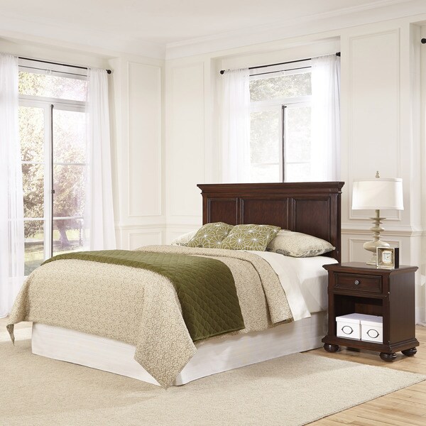 Colonial Classic Headboard and Night Stand by Home Styles