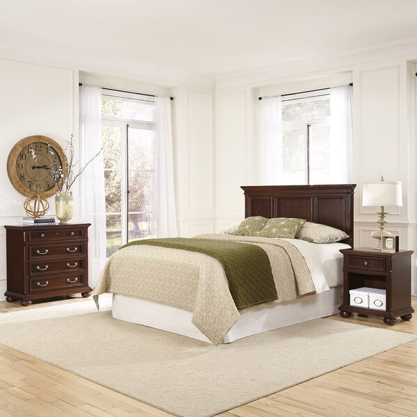 Shop Colonial Classic Headboard, Night Stand, and Chest by Home Styles ...