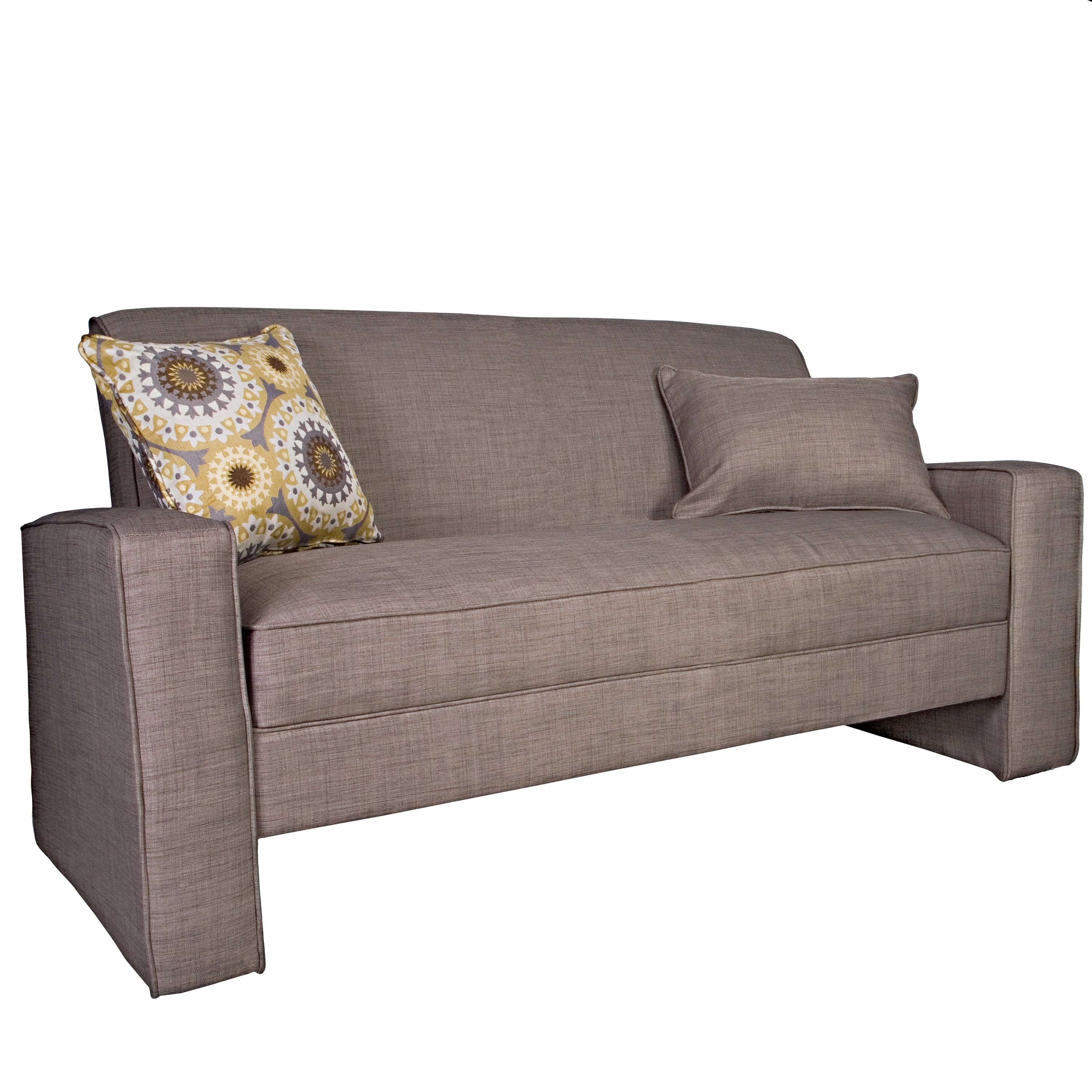 Angelohome Angie Smoke Gray Sand Sofa