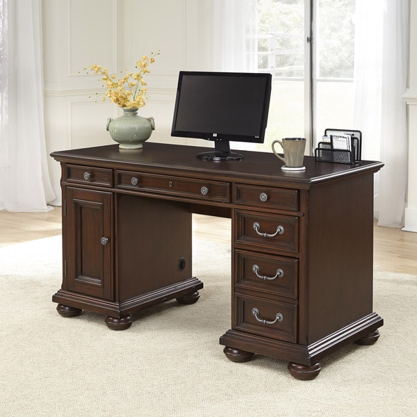 Shop Colonial Classics Pedestal Desk by Home Styles - Free Shipping ...