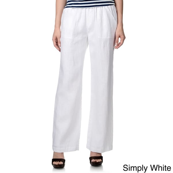 Shop Chelsea & Theodore Women's Linen Pants - Free Shipping On Orders ...
