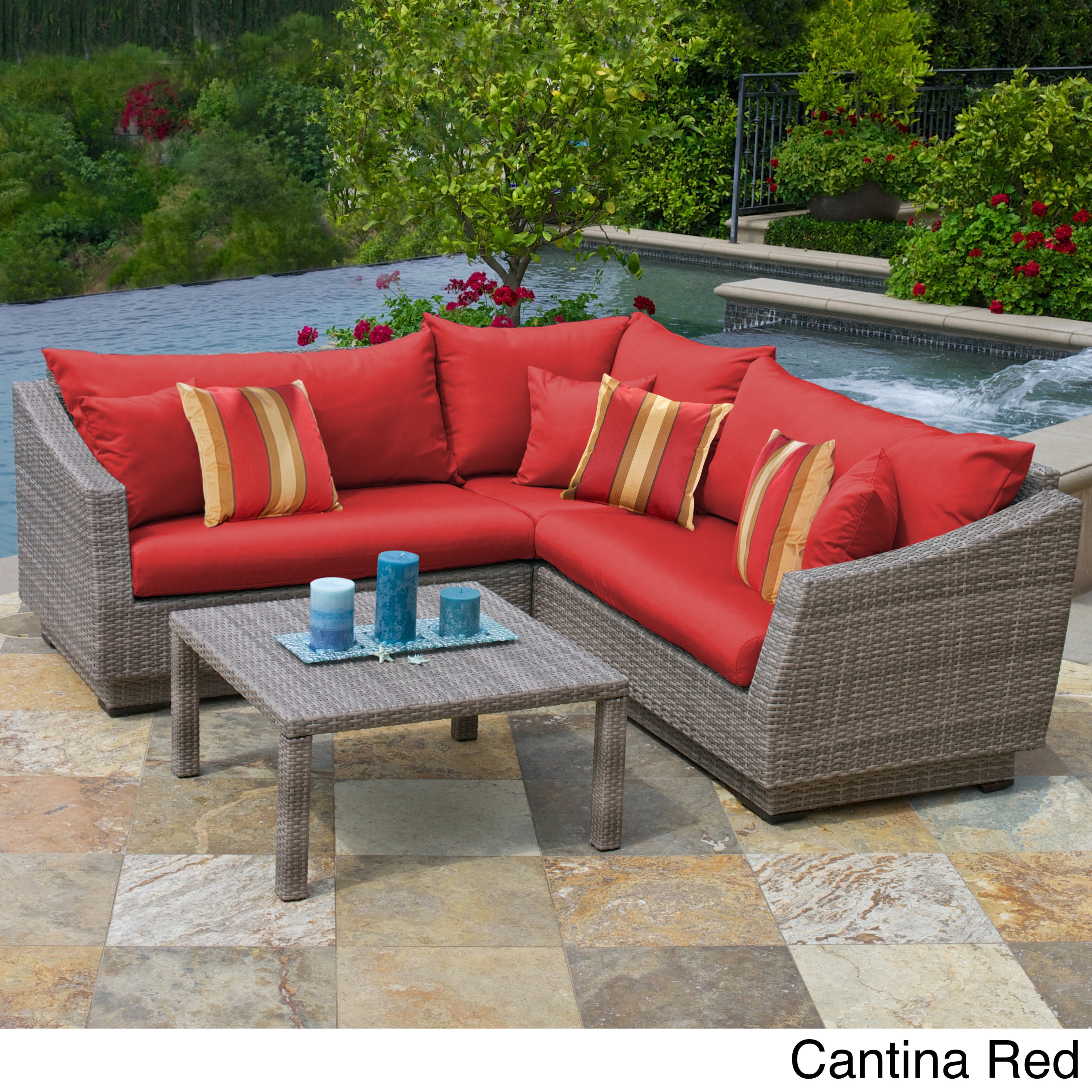 Cannes 4 piece Patio Corner Sectional