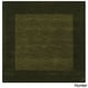 preview thumbnail 30 of 105, Hand Loomed Odessa Solid Bordered Tone-On-Tone Wool Area Rug