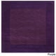 preview thumbnail 36 of 105, Hand Loomed Odessa Solid Bordered Tone-On-Tone Wool Area Rug 6' Square - Purple - Square