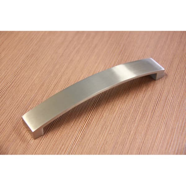 Shop Contemporary Arch 6 75 Inch Brushed Nickel Cabinet Bar Pull