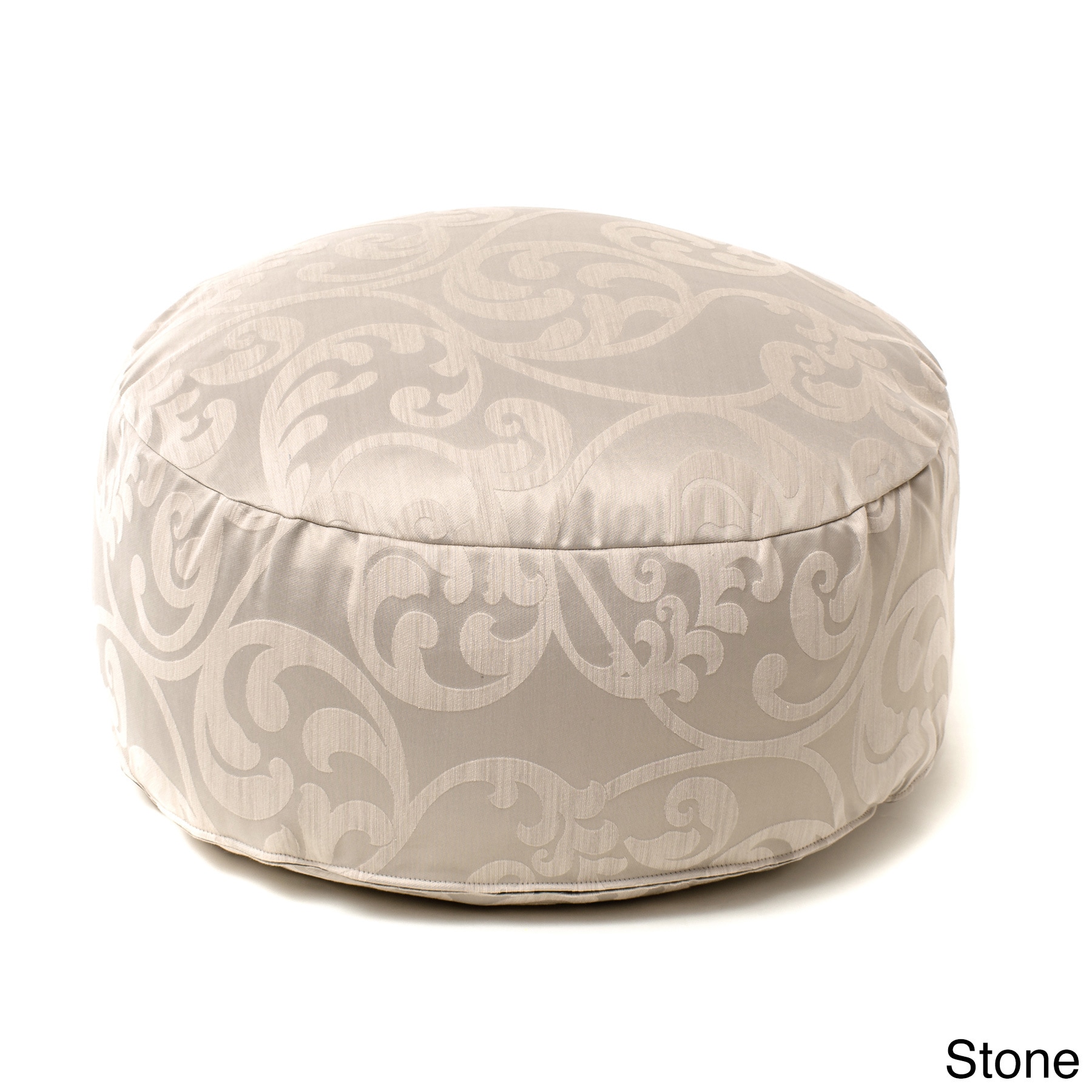 Kyla Beaded Pouf