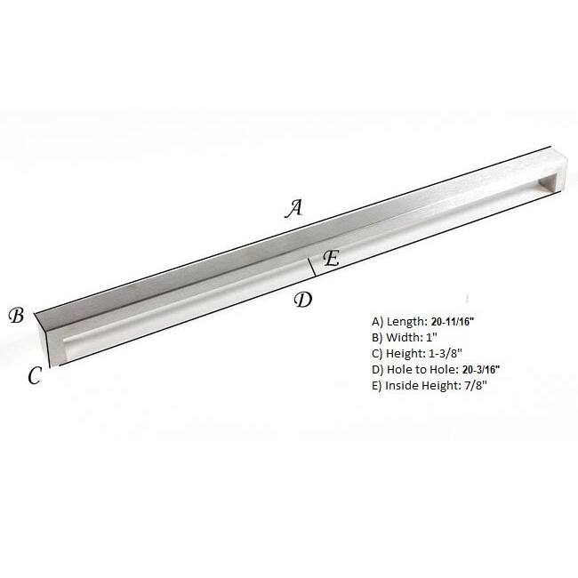 BOLD Design Brushed Nickel Contemporary Stainless Steel Cabinet Bar Pulls (Set of 5)
