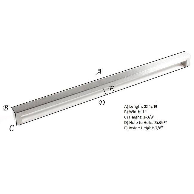 BOLD Design Brushed Nickel Contemporary Stainless Steel Cabinet Bar Pulls (Set of 5)