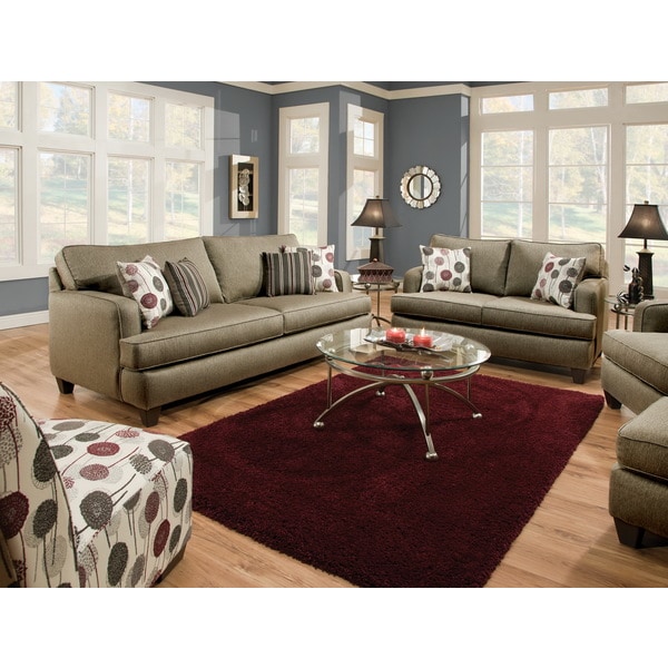 ellister america furniture of America Dandelien Fabric Transitional Furniture 2 of piece