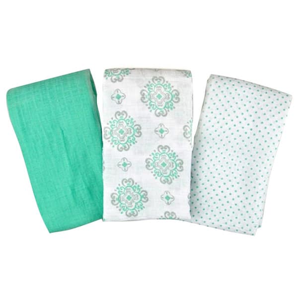 Summer Infant SwaddleMe Muslin Blanket in Ornate Geo (Pack of 3