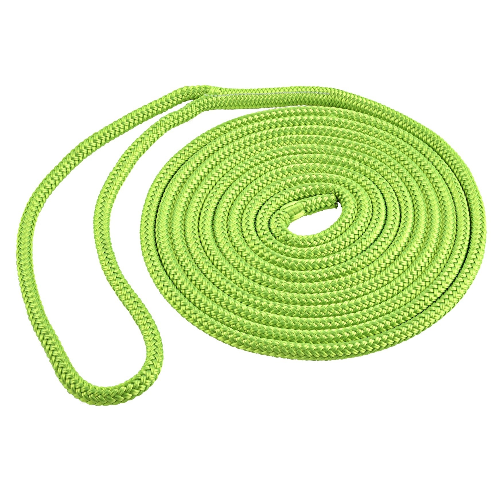 Shoreline Marine Green Double Braid Polyester Dock Line