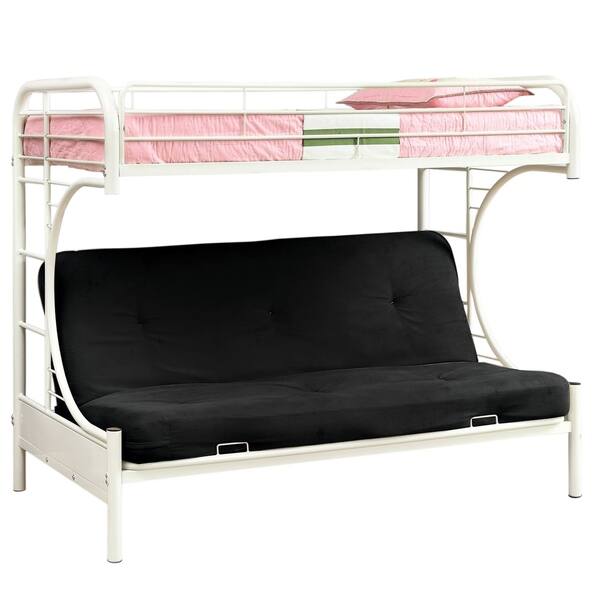 Shop Furniture Of America Hind Transitional Red Twin Futon Metal