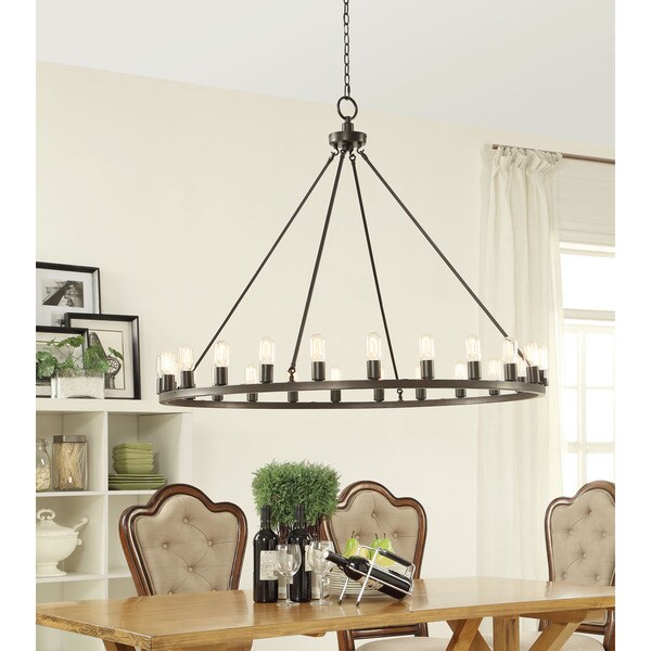 Hemsworth Oil Rubbed Bronze 24-light Chandelier