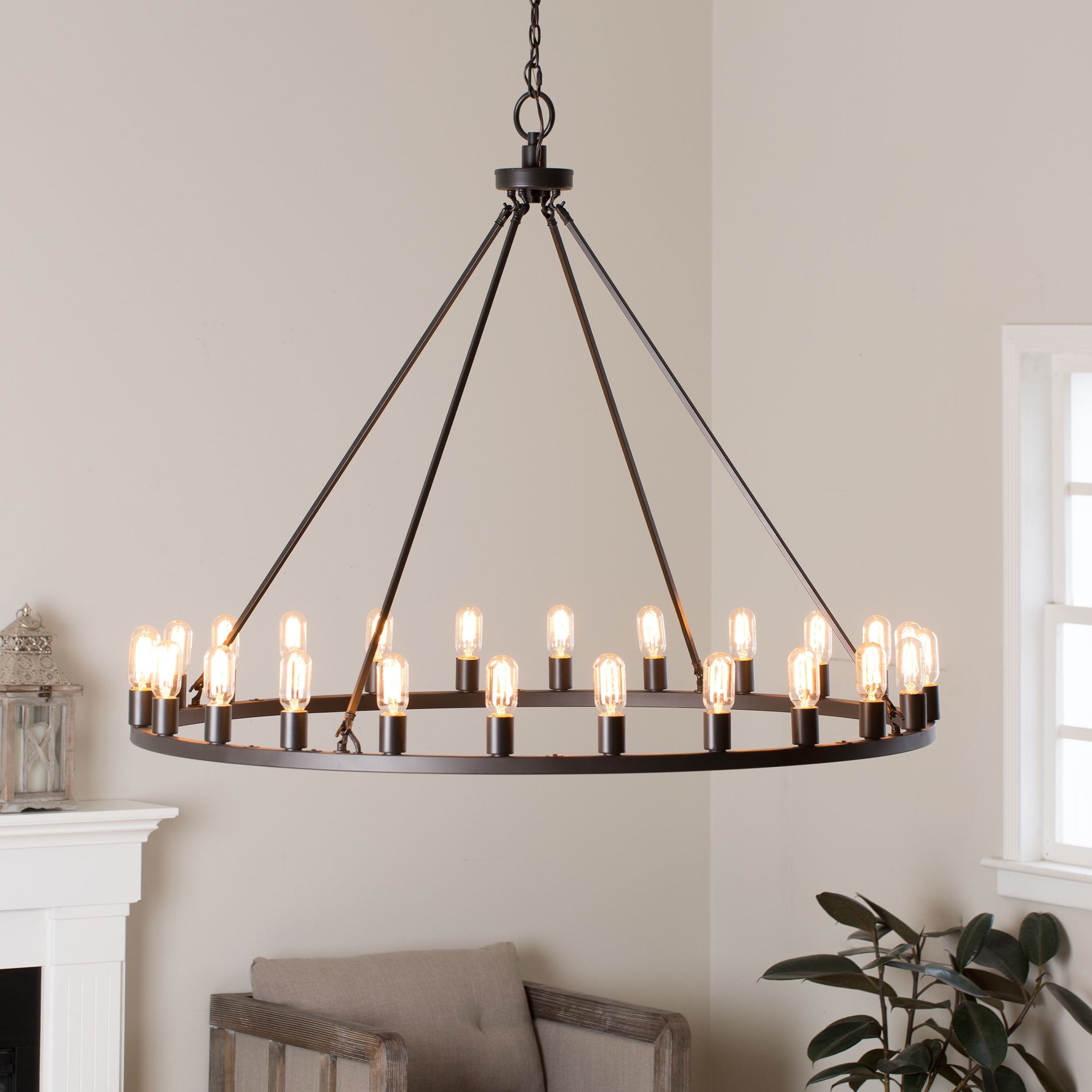 40w New Modern Hemsworth Oil Rubbed Bronze 24 Light Indoor Ceiling 40w New Modern Hemsworth Oil Rubbed Bronze 24 Light Indoor Ceiling Chandelier
