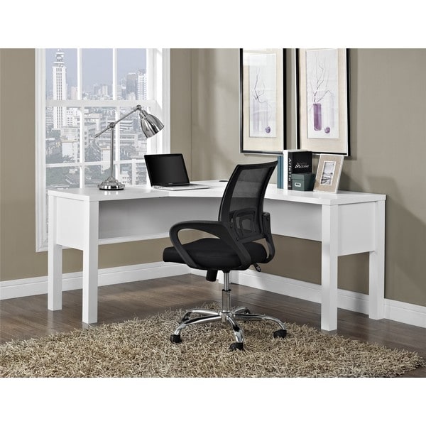 Avenue Greene Princeton White L Desk   16101077  