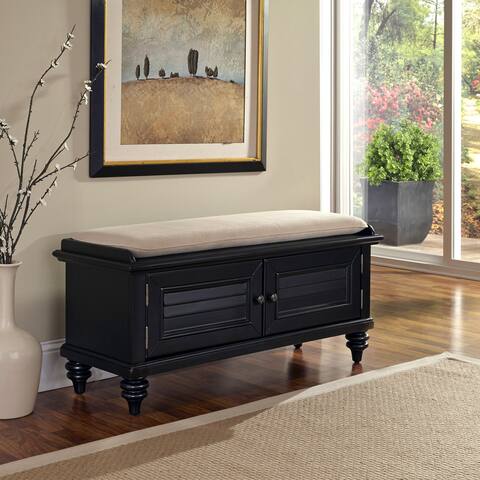 Bermuda Upholstered Storage Bench by Homestyles
