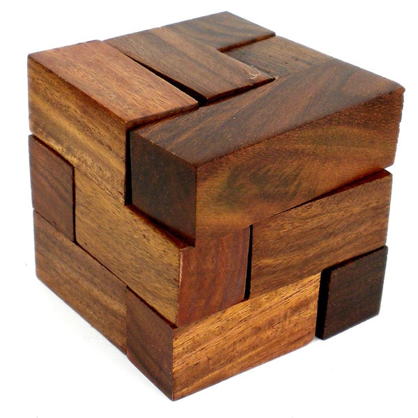 Wood cube puzzle секреты