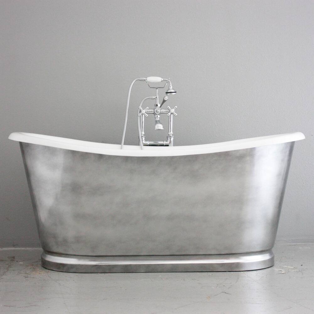 'The Whitby' 68-inch Cast Iron French Bateau Bathtub