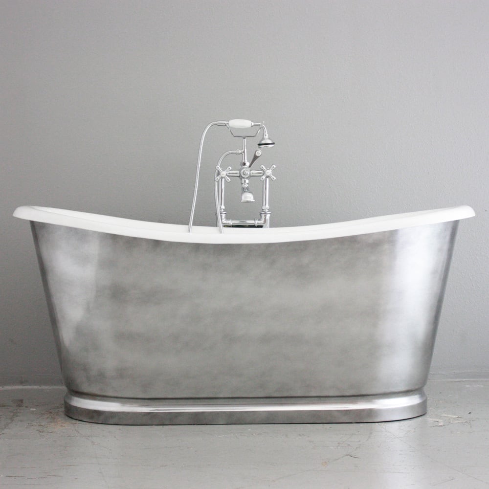 'The Whitby' 68-inch Cast Iron French Bateau Bathtub