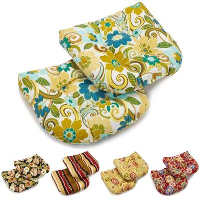 Buy Damask U Shaped Outdoor Cushions Pillows Online At Overstock Our Best Patio Furniture Deals