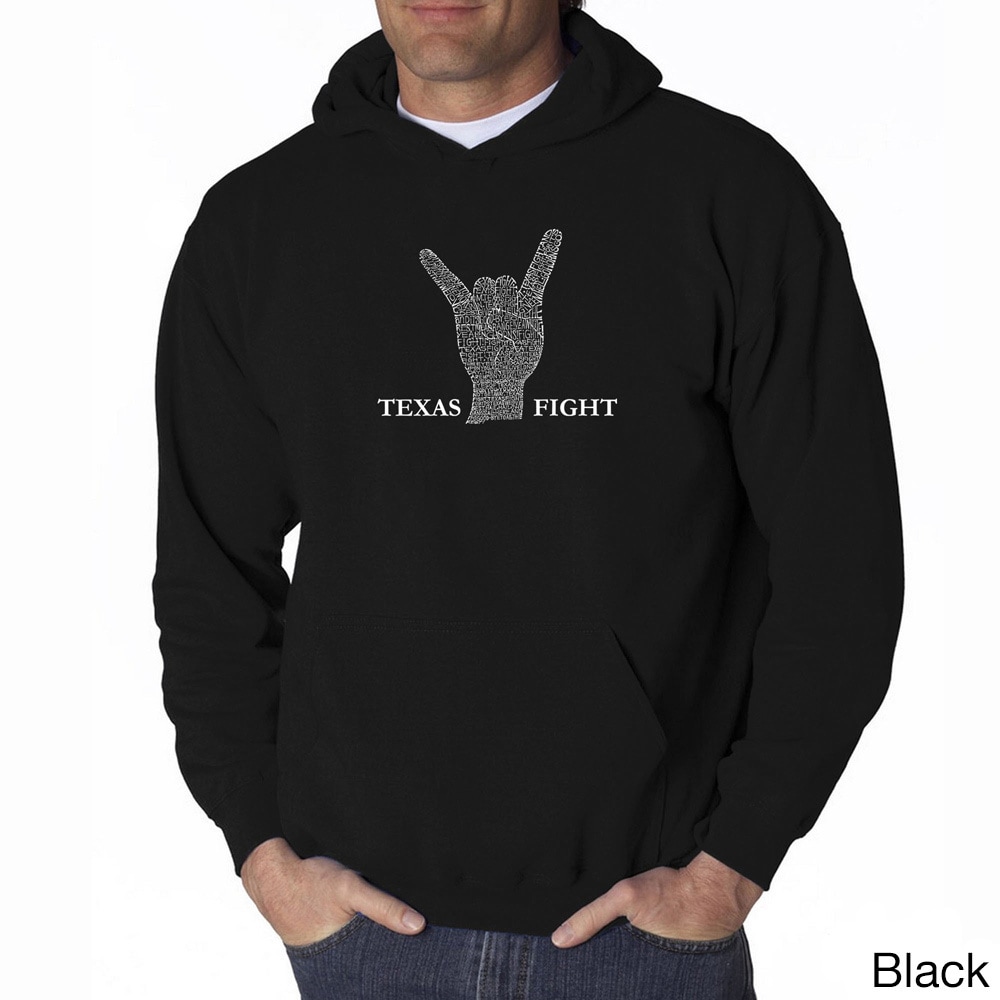 Los Angeles Pop Art Mens Texas Fight Sweatshirt