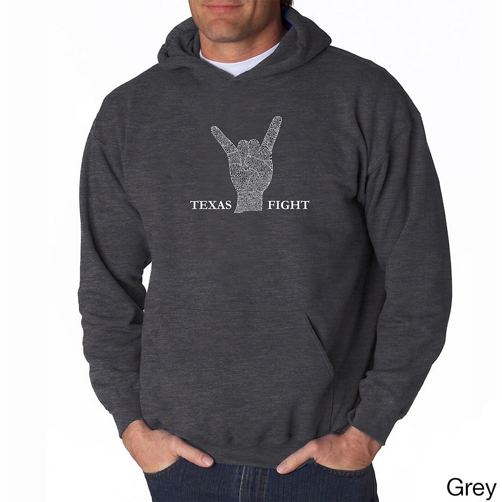 Los Angeles Pop Art Mens Texas Fight Sweatshirt