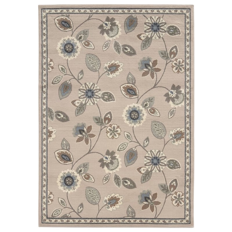 Style Haven Leadworth Casual Floral Area Rug