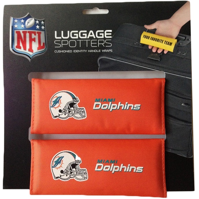 Nfl Miami Dolphins Original Patented Luggage Spotter (set Of 2)