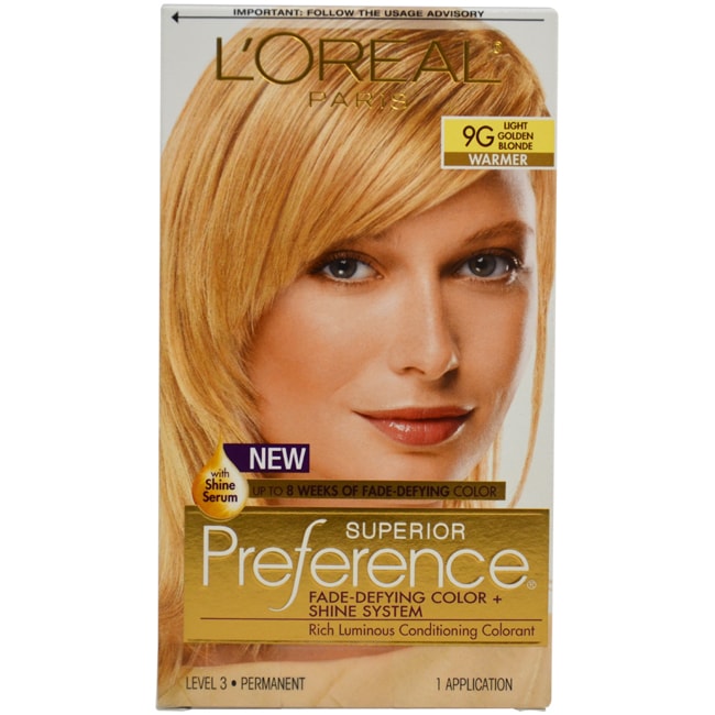 Shop L Oreal Paris Superior Preference 9g Light Golden Blonde Hair
