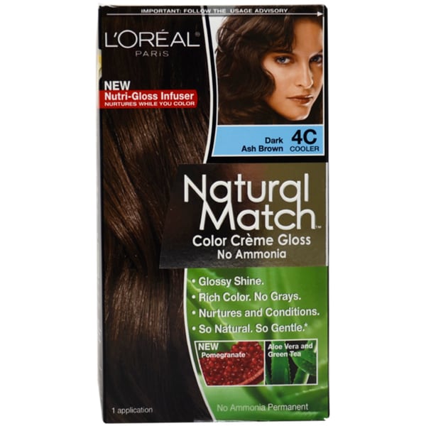 Shop L'Oreal Paris Natural Match 4C Cooler Dark Ash Brown Hair Color (1