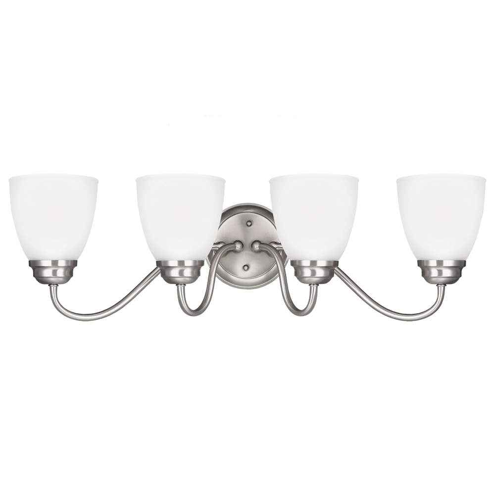 Sea Gull Lighting Northbrook 4 light Brushed Nickel Vanity Fixture