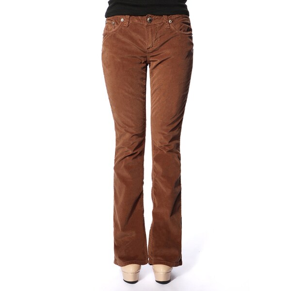 Stitch's Women's Brown Comfort Corduroy Boot Cut Jeans - 16106765 ...