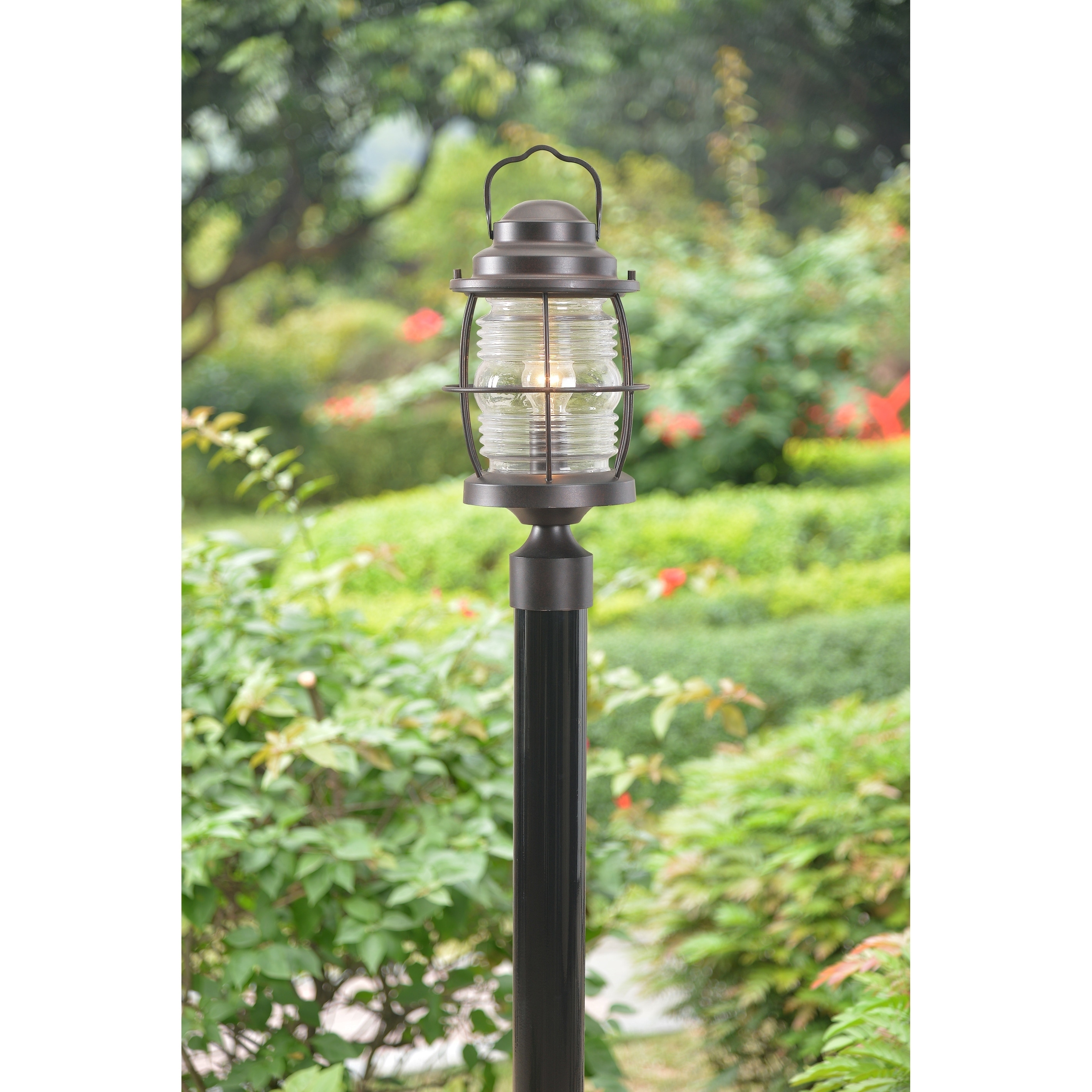 Elton 1 light Bronze Post Lantern