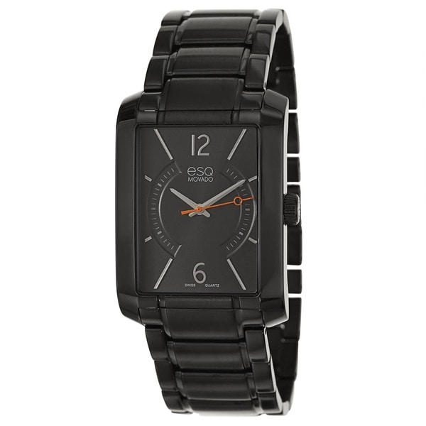 ESQ by Movado Men's 07301411 'Synthesis' Black Stainless Steel Swiss ...