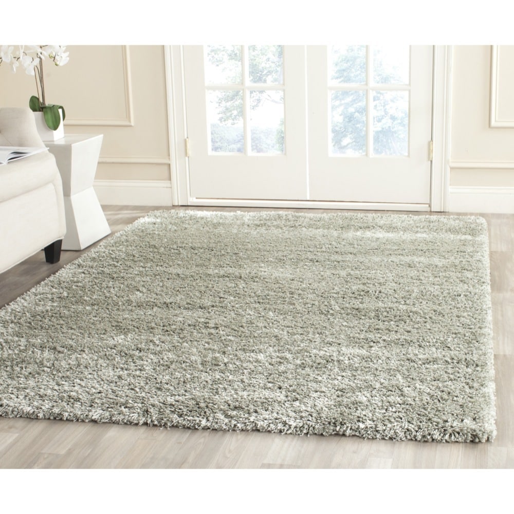 Safavieh New York Shag Sage/ Sage Rug (86 X 12)