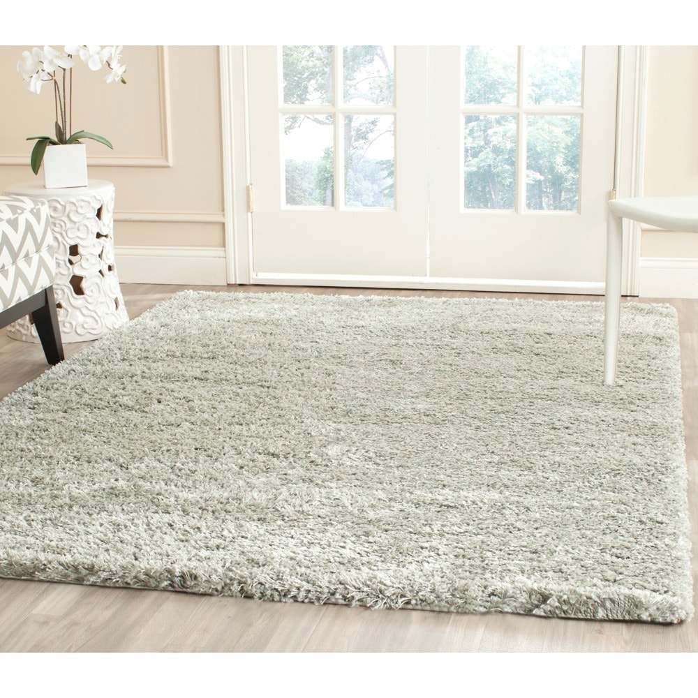 Safavieh New York Shag Sage/ Sage Rug (53 X 76)