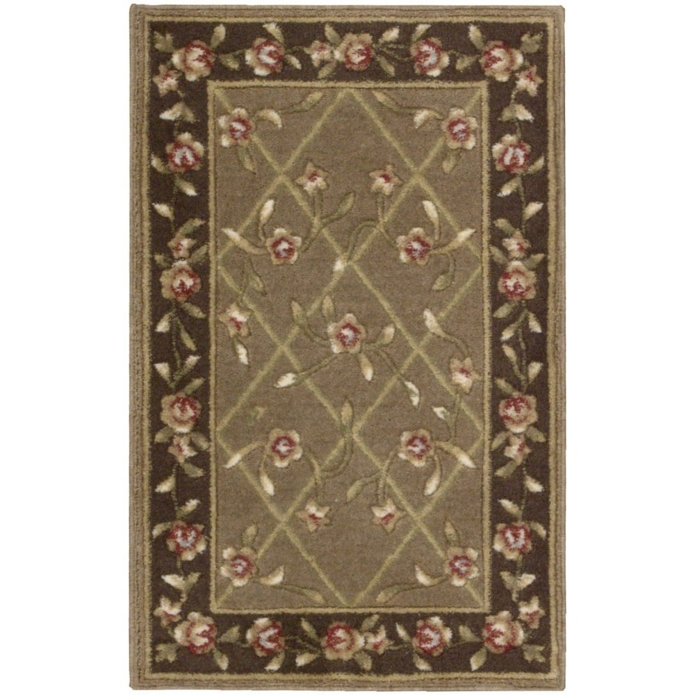 Nourison Somerset Country Mocha/ Beige Rug (36 X 56)