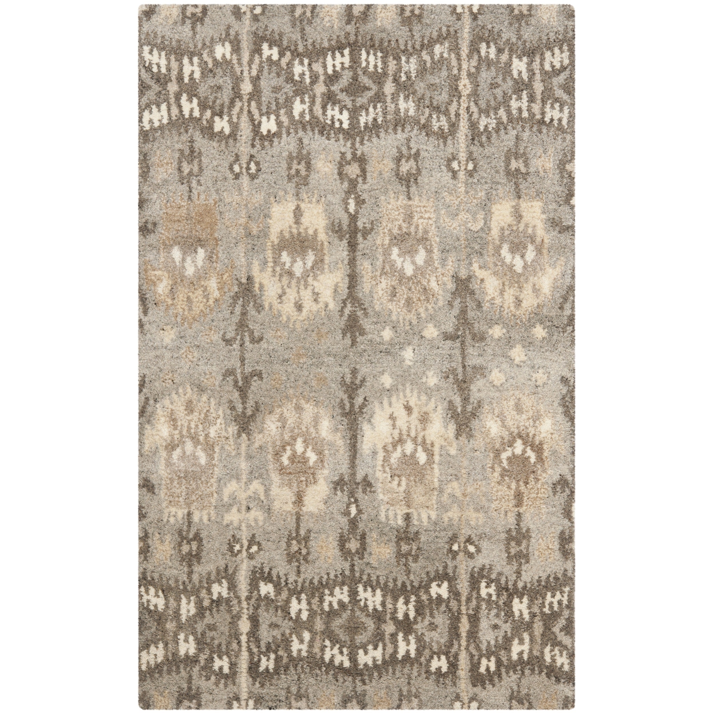 Safavieh Handmade Wyndham Natural/ Multi Wool Rug (3 X 5)