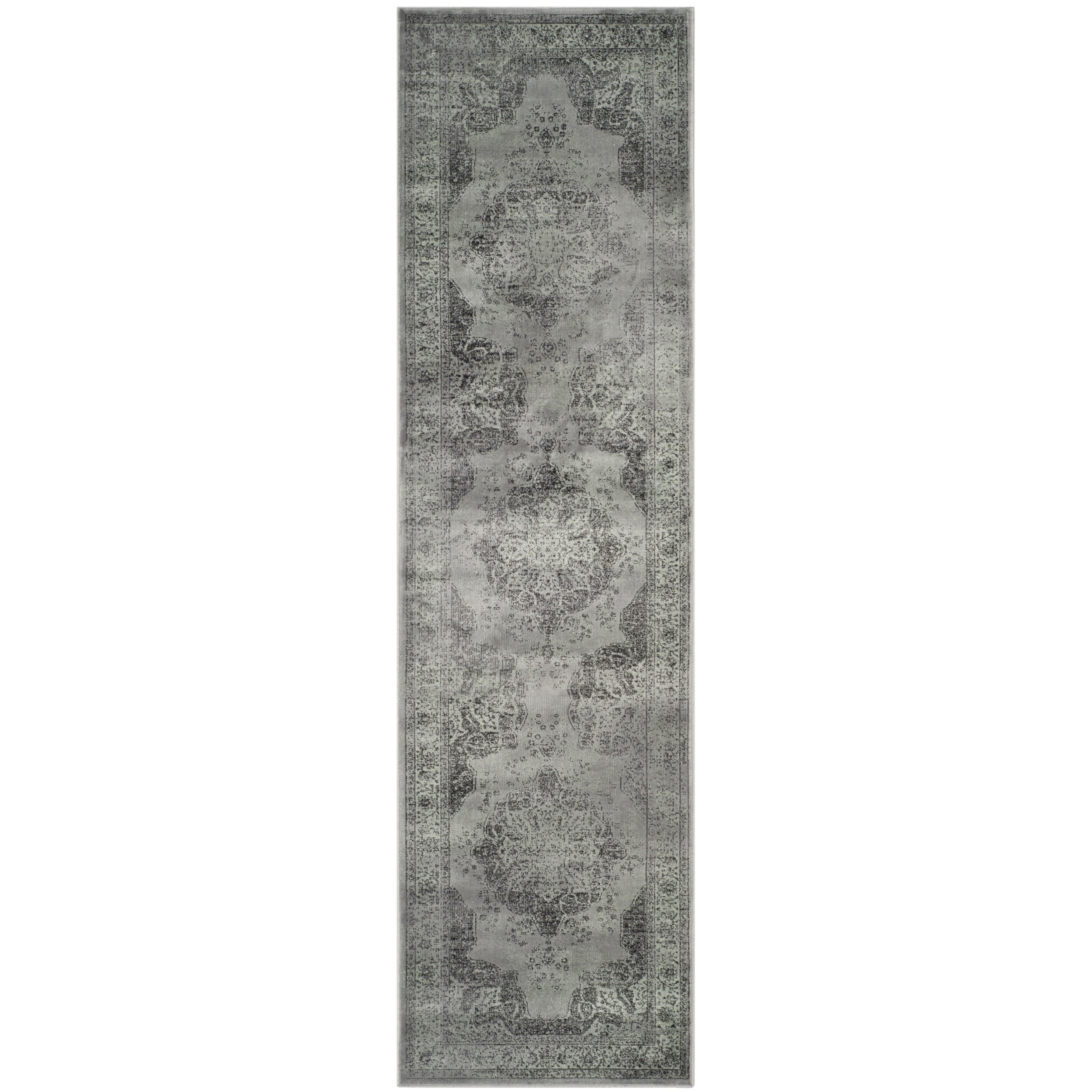 Safavieh Vintage Grey/ Multi Viscose Rug (22 X 10)