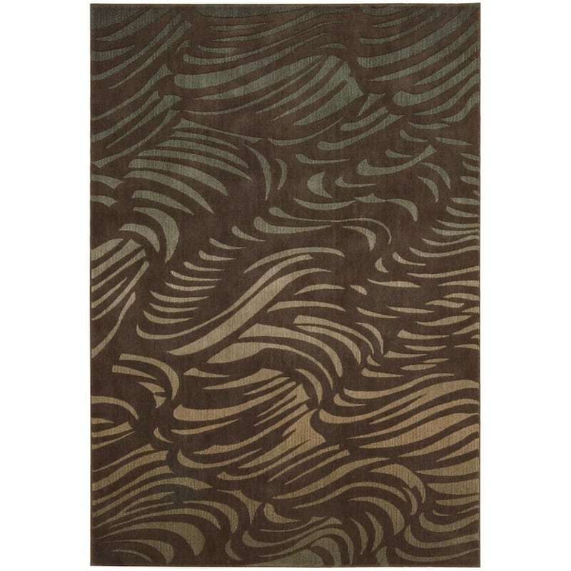 Nourison Somerset Area Rug - 5'3" x 7'5" - Brown - Rectangle