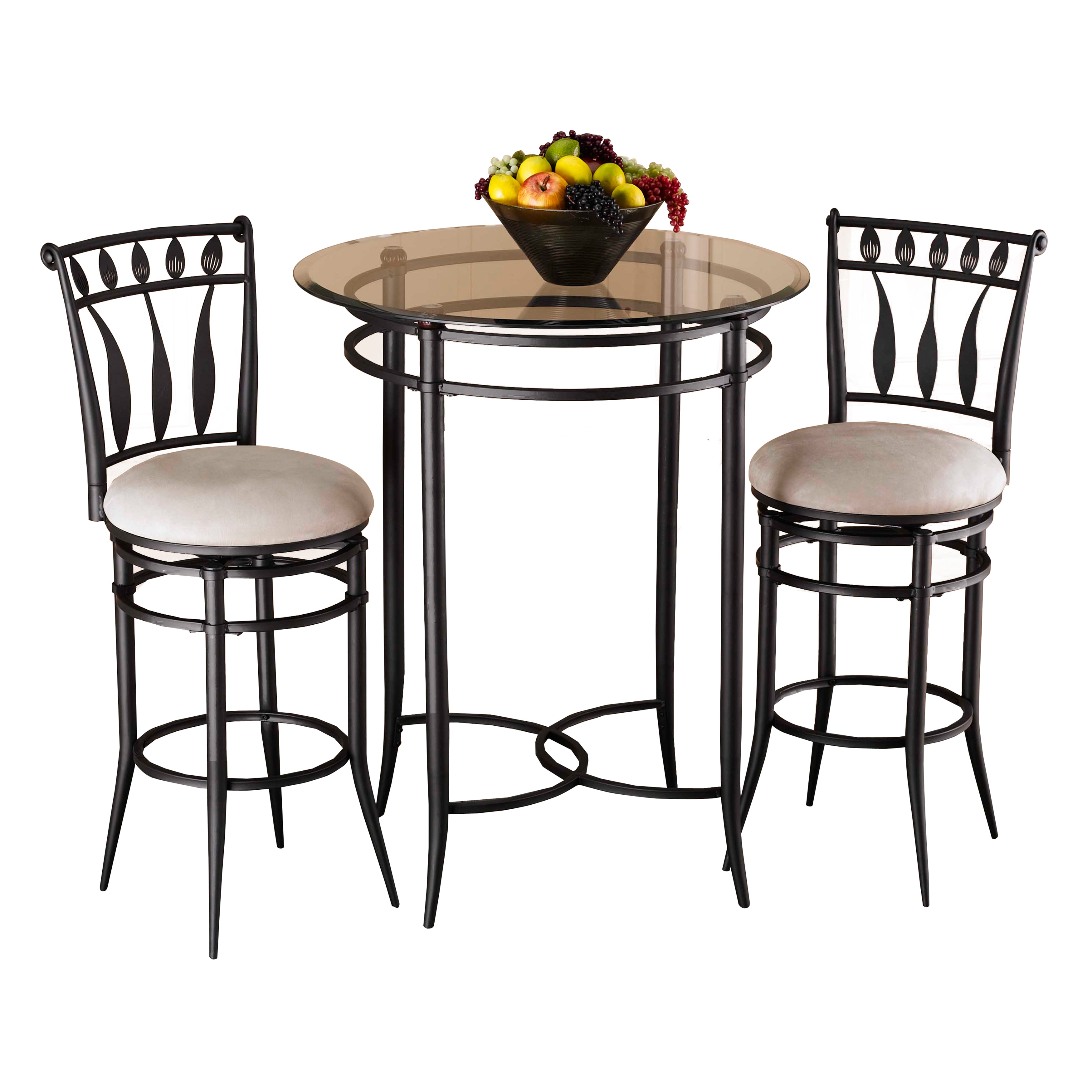 Hudson 3 piece Ivory Bistro Set