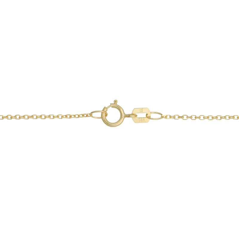 Fremada 14k Yellow Gold Diamond-cut Cable Chain (16-24 inch)
