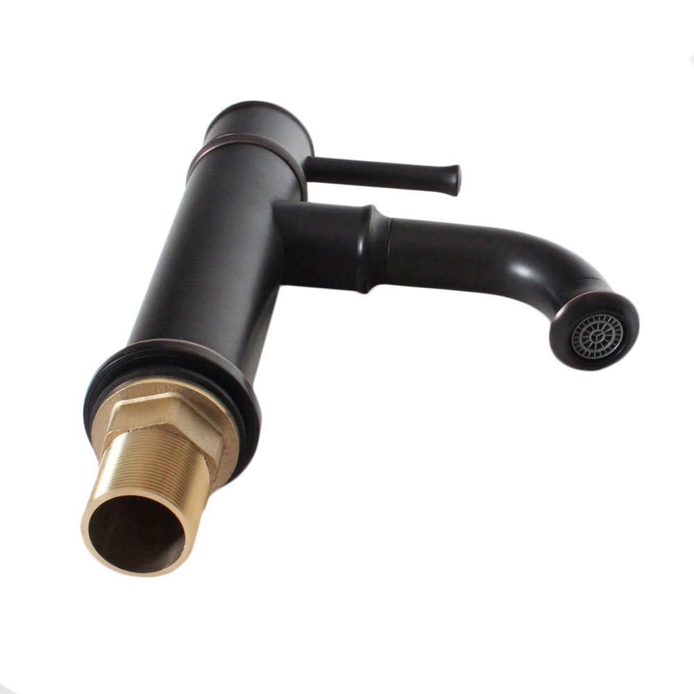 Elite 7 inch Single handle Oil Rubbed Bronze Bathroom Sink Faucet With Pop up Drain