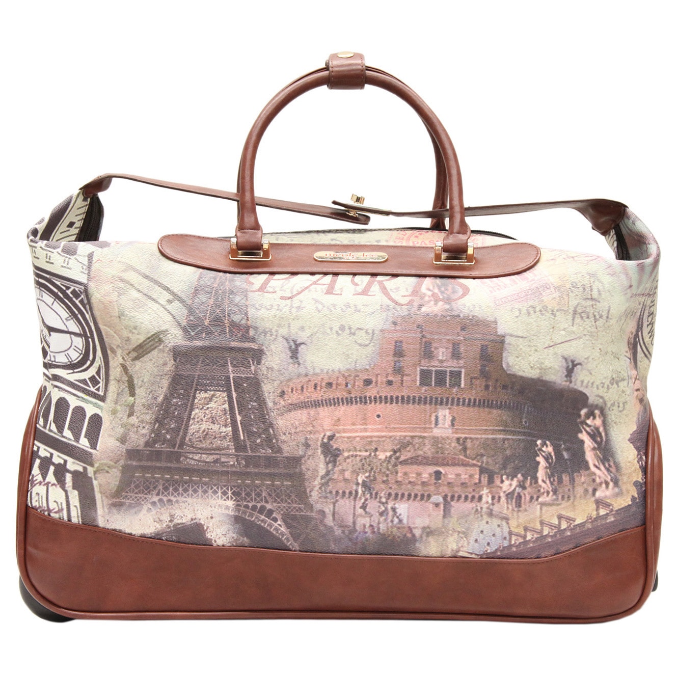 Nicole Lee Paris Teresa 20 inch Rolling Duffel