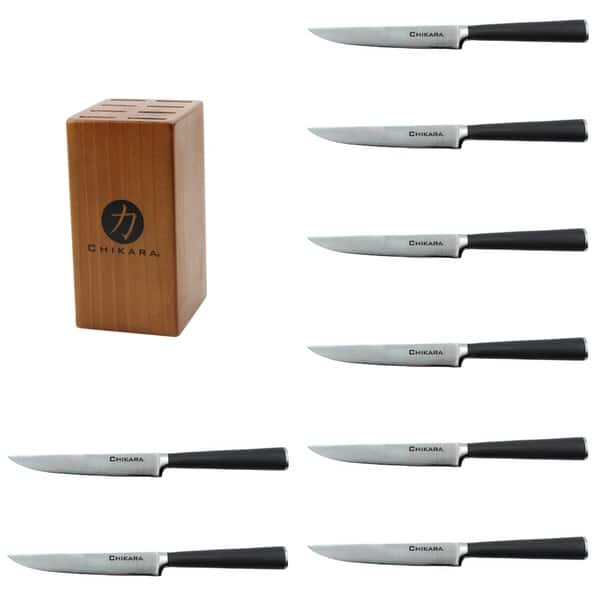 Ginsu Chikara Signature Series 9piece Steak Knife Set Bed