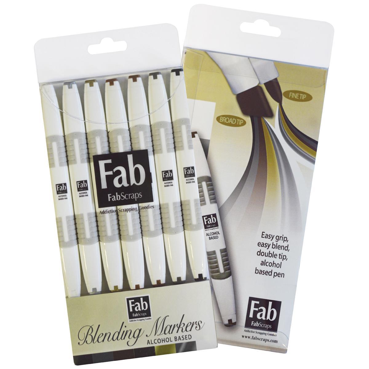 Alcohol Based Double Tip Blending Markers 7/pkg